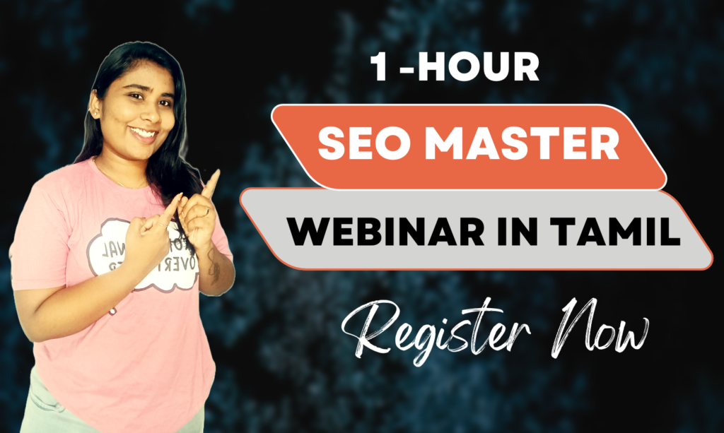SEO Master Webinar In Tamil- SH Digital Trends